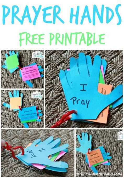 Printable Prayer Craft